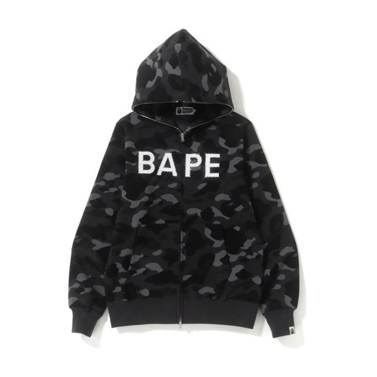 Buy BAPE x Swarovski Color Camo Full Zip Hoodie Black Buy BAPE x Swarovski Color Camo Full Zip Hoodie Black